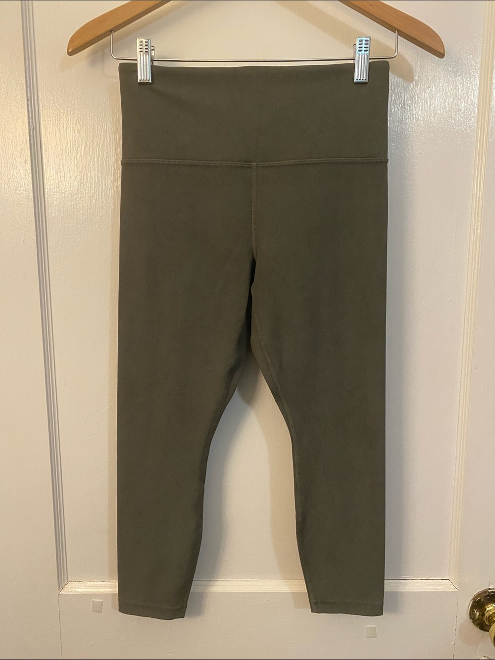 Athleta Olive Green High-Rise Leggings Small